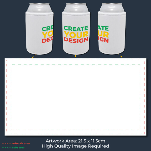 Bulk blank best sale stubby holders